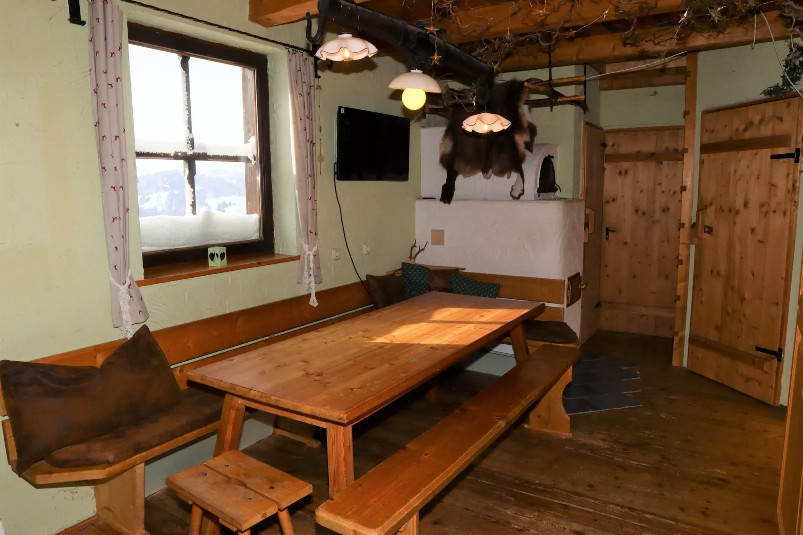 Almhütte Gipfelblick-Esszimmer