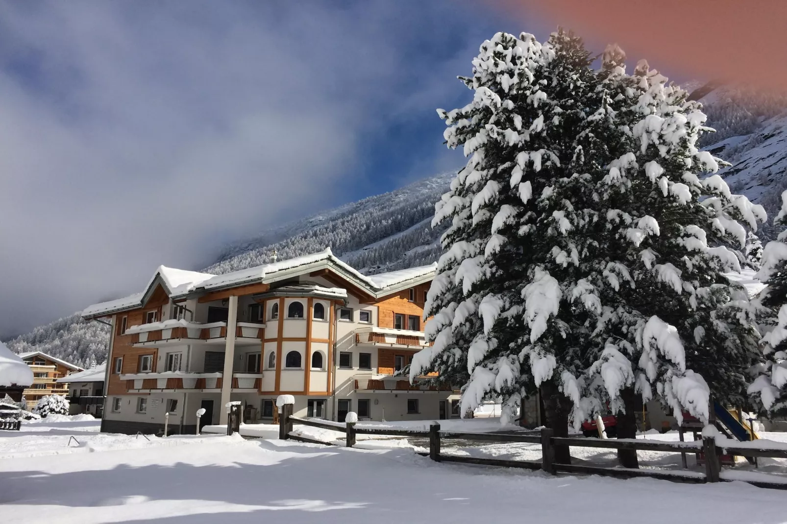 Haus Alpenstern Wohnung Distel-Außenbereich Winter