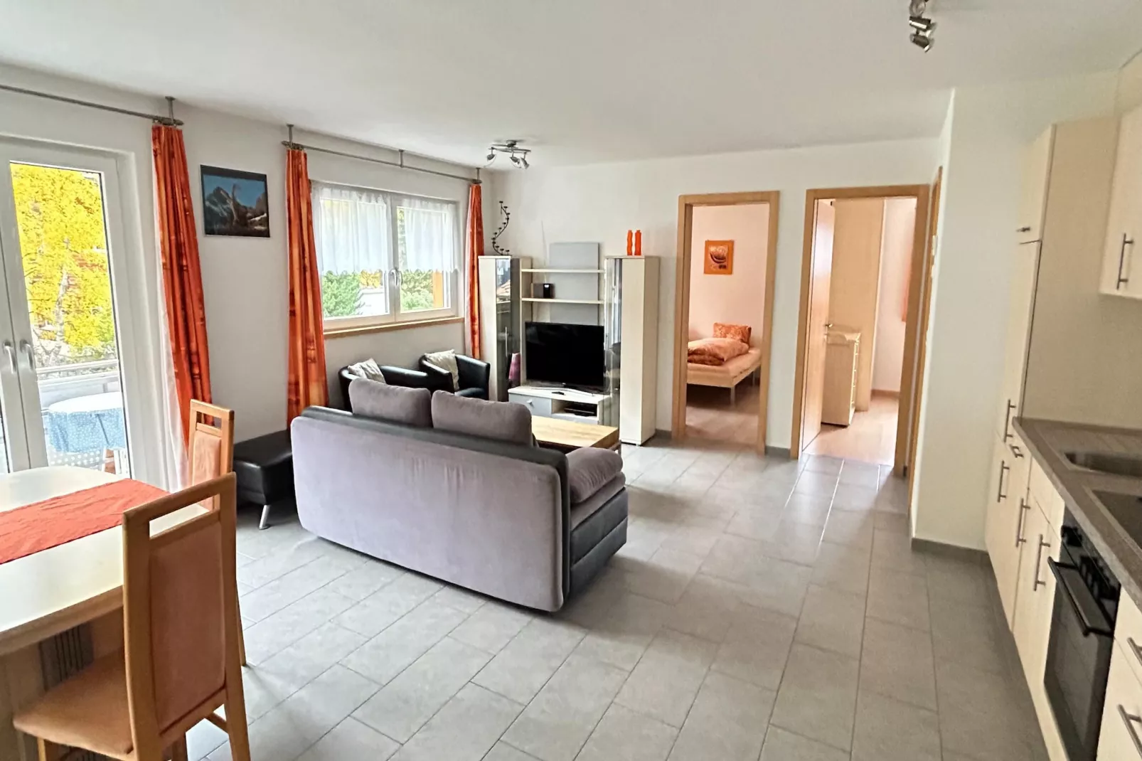 Haus Alpenstern Wohnung Distel-Wohnzimmer