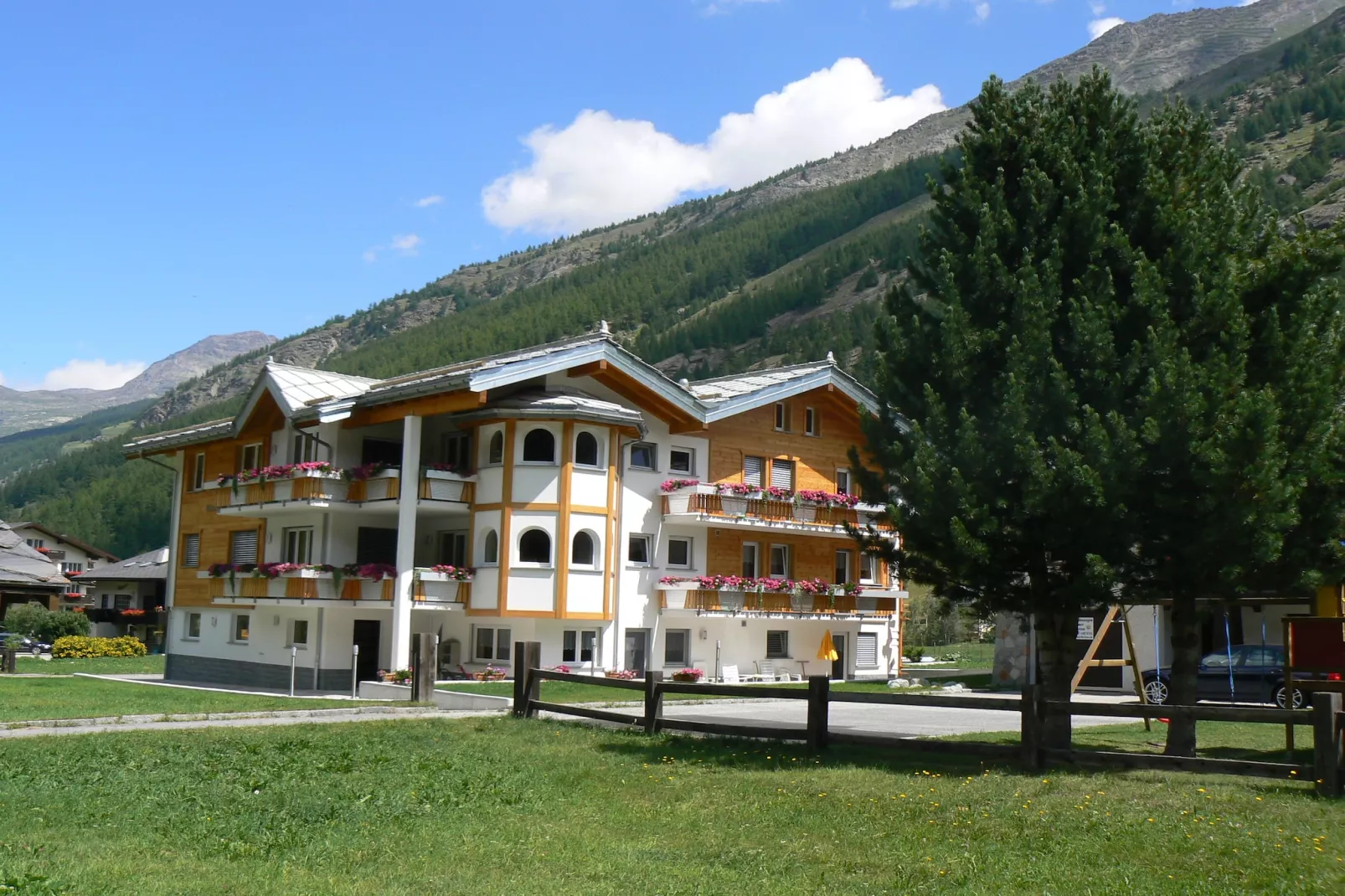 Haus Alpenstern Wohnung Distel-Außenbereich Sommer