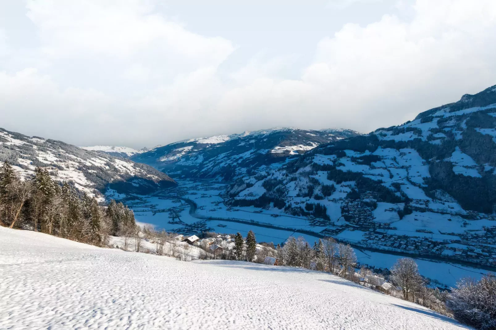 Pfundhof-Gebiet Winter 1 km