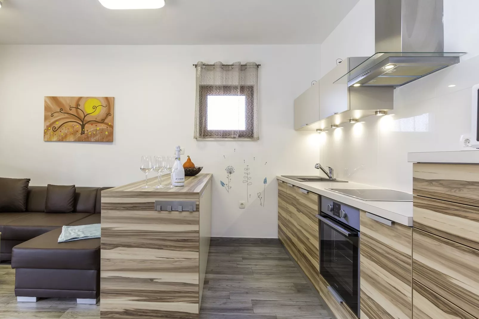 Apartment Volme - Private Pool and Sea View-Küche