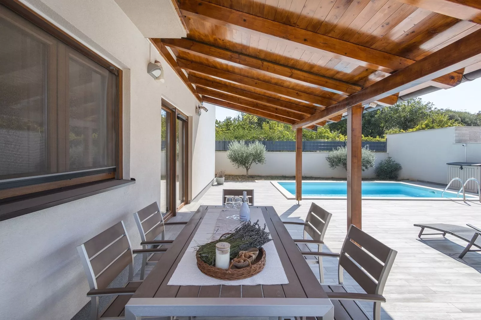 Apartment Volme - Private Pool and Sea View-Terrasse
