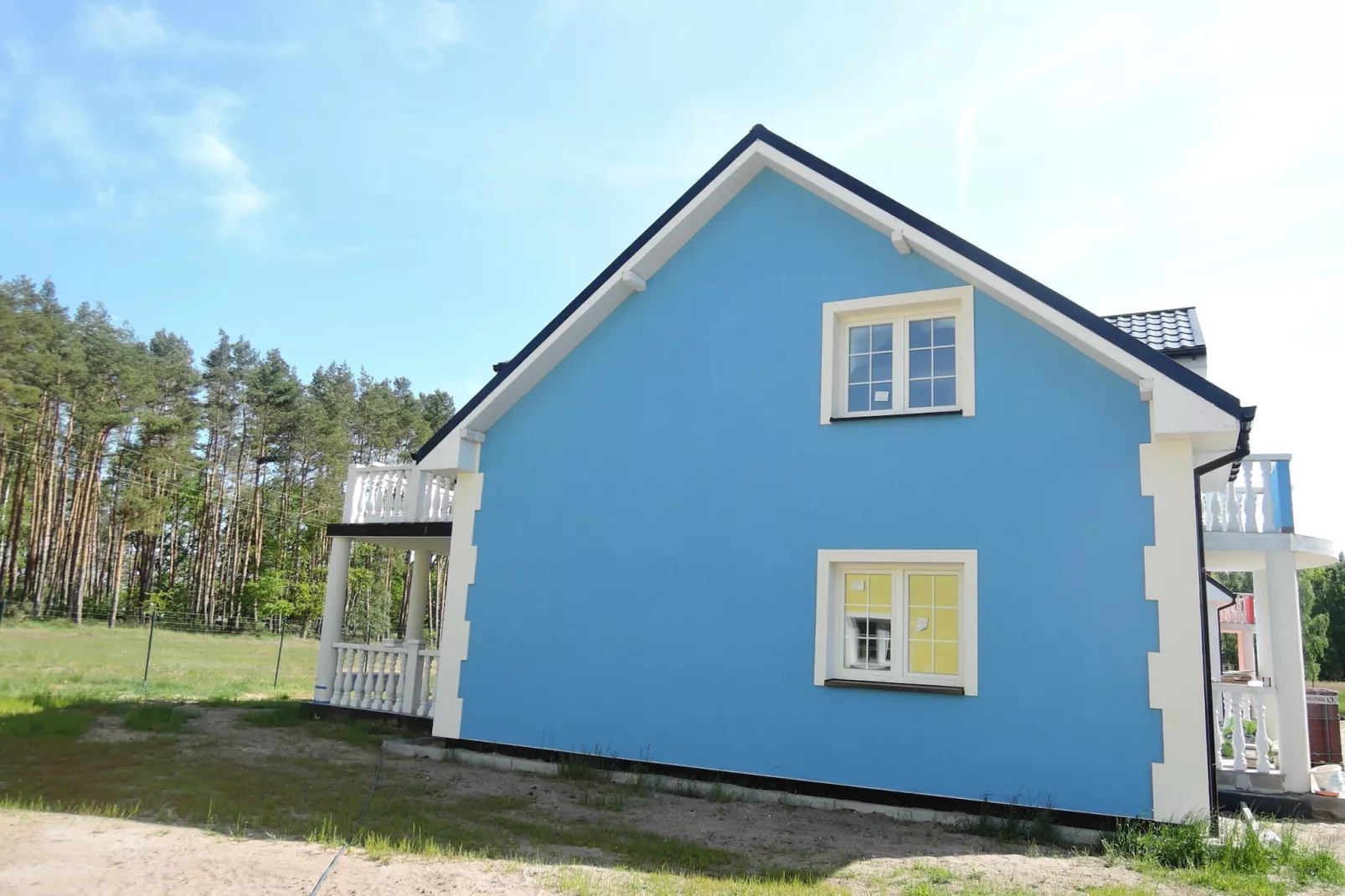 Ferienhaus Kormoran in Nowe Warpno für 10 Personen LUK-Außenbereich Sommer