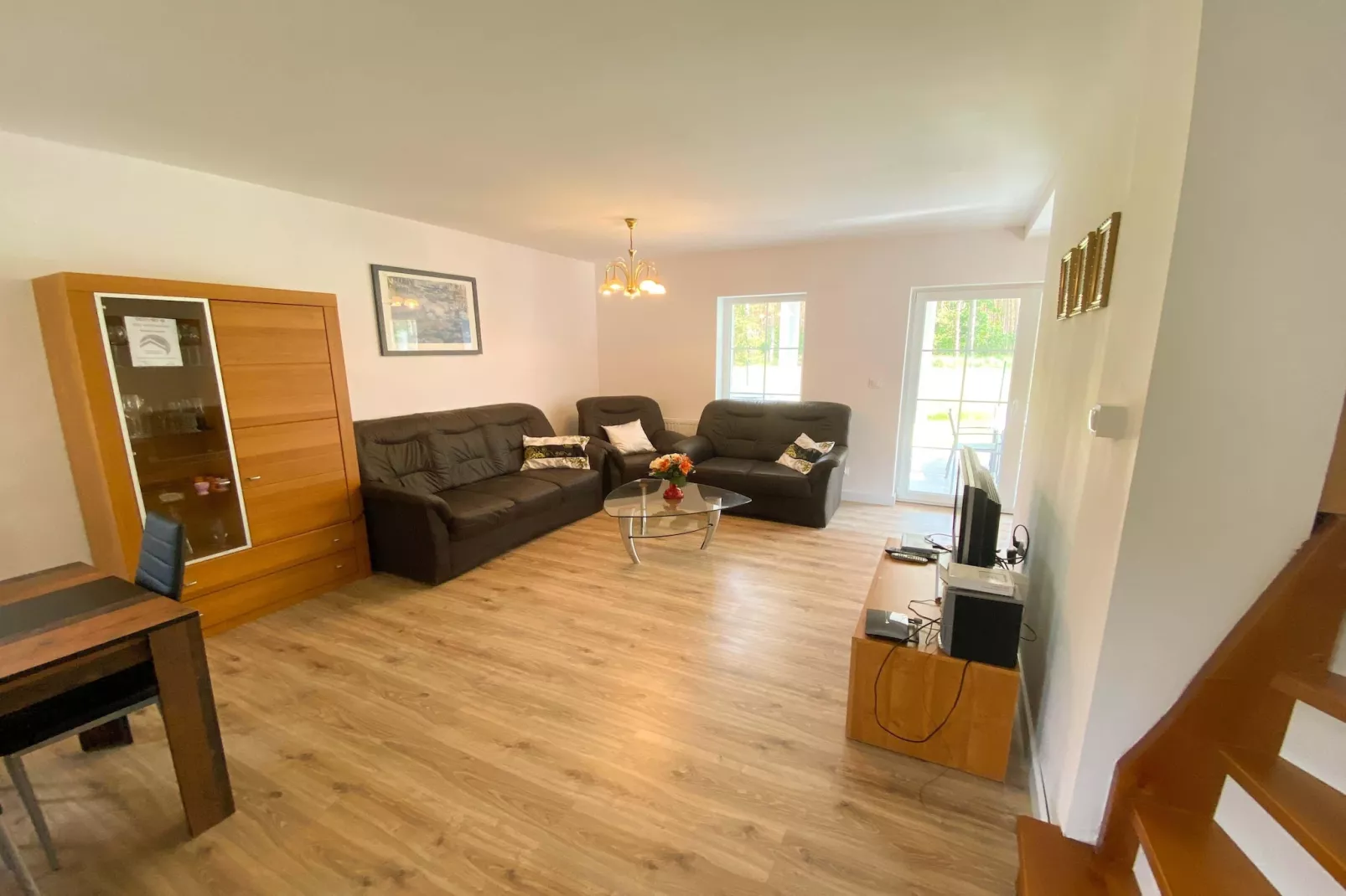Ferienhaus Kormoran in Nowe Warpno für 10 Personen LUK-Wohnzimmer