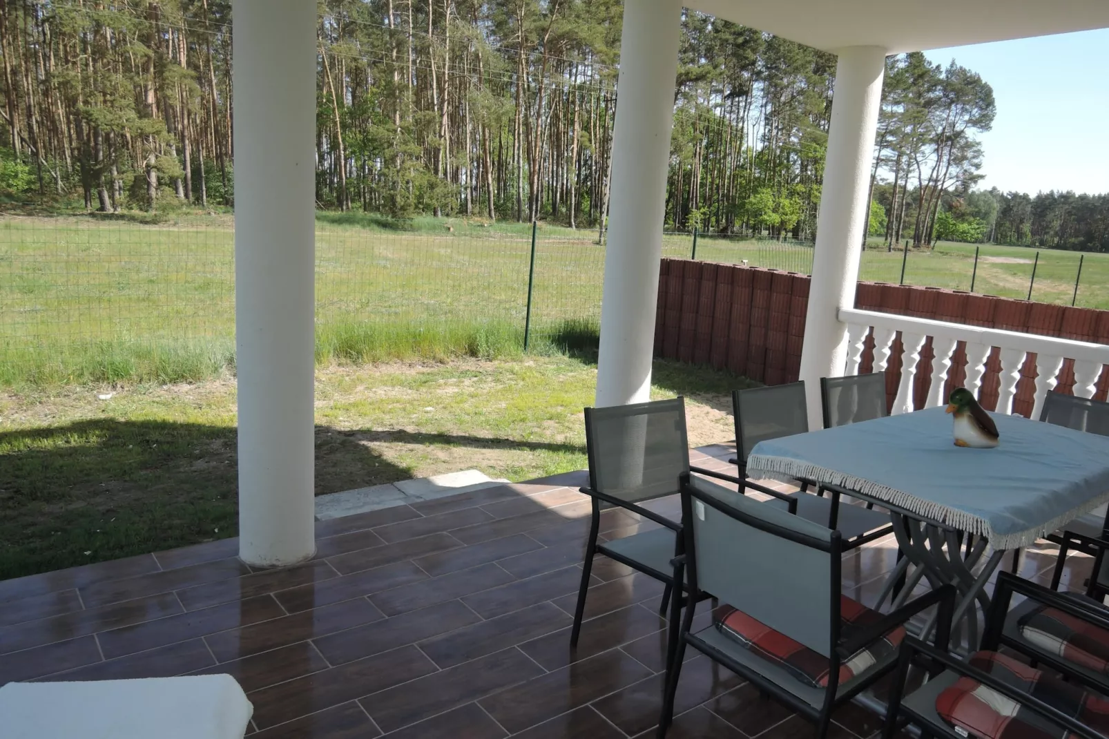 Ferienhaus Kormoran in Nowe Warpno für 10 Personen LUK-Gärten Sommer