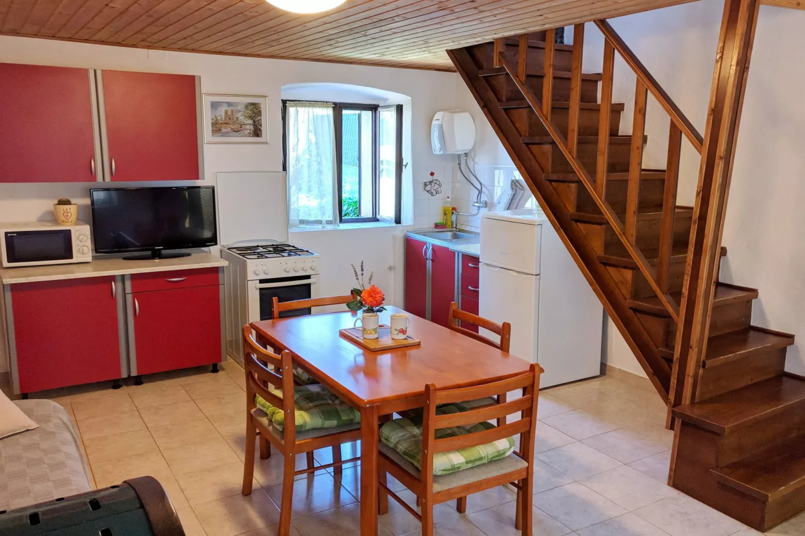 Holiday Home Sabina - Private Pool, BBQ Area-Living room