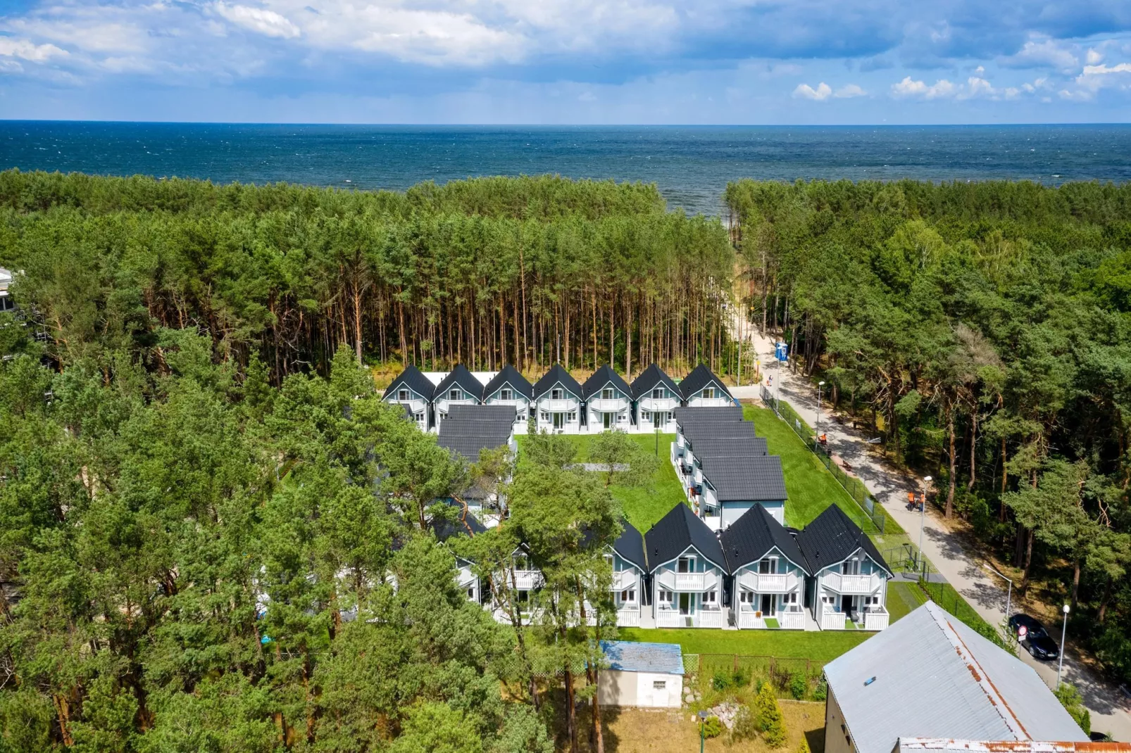 Diune Resort at the seashore in Miedzywodzie for 7 persons NIEW-Areas summer 1km