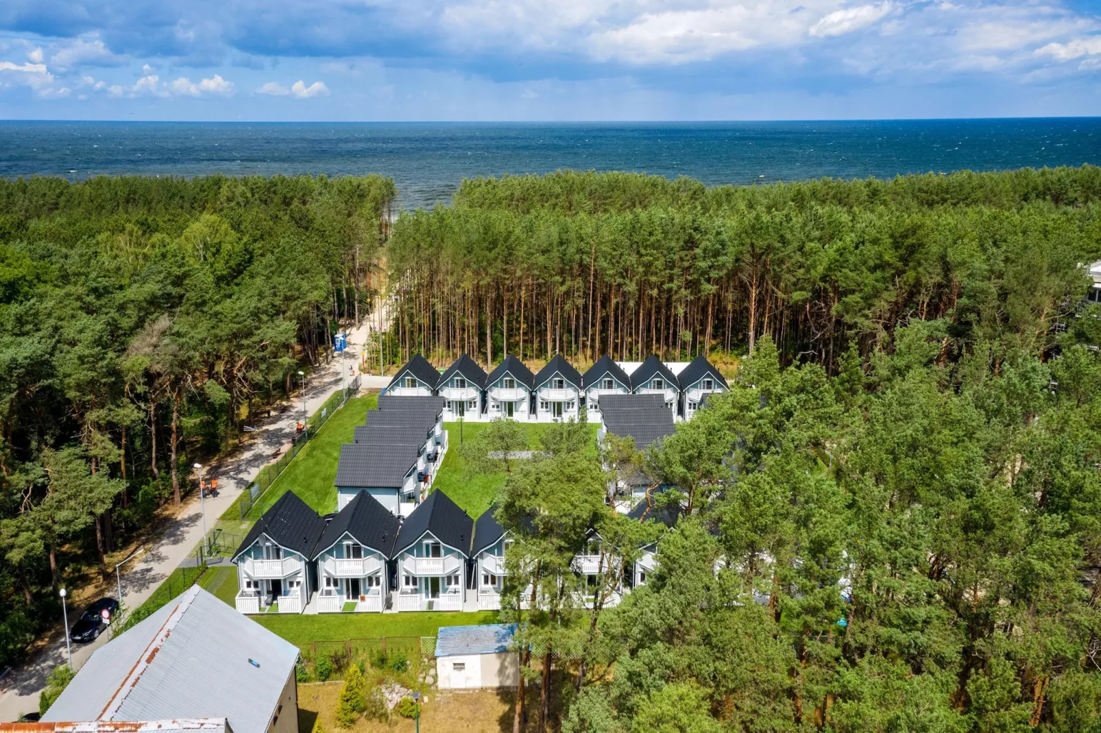 Diune Resort at the seashore in Miedzywodzie for 7 persons NIEW-Areas summer 1km