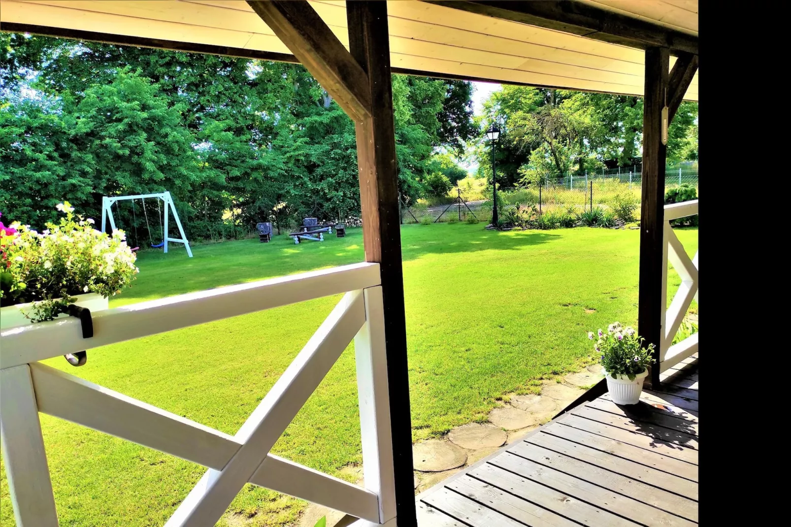 La  Paloma Resort 60 qm 6 persons Kolczewo-Aussicht Sommer
