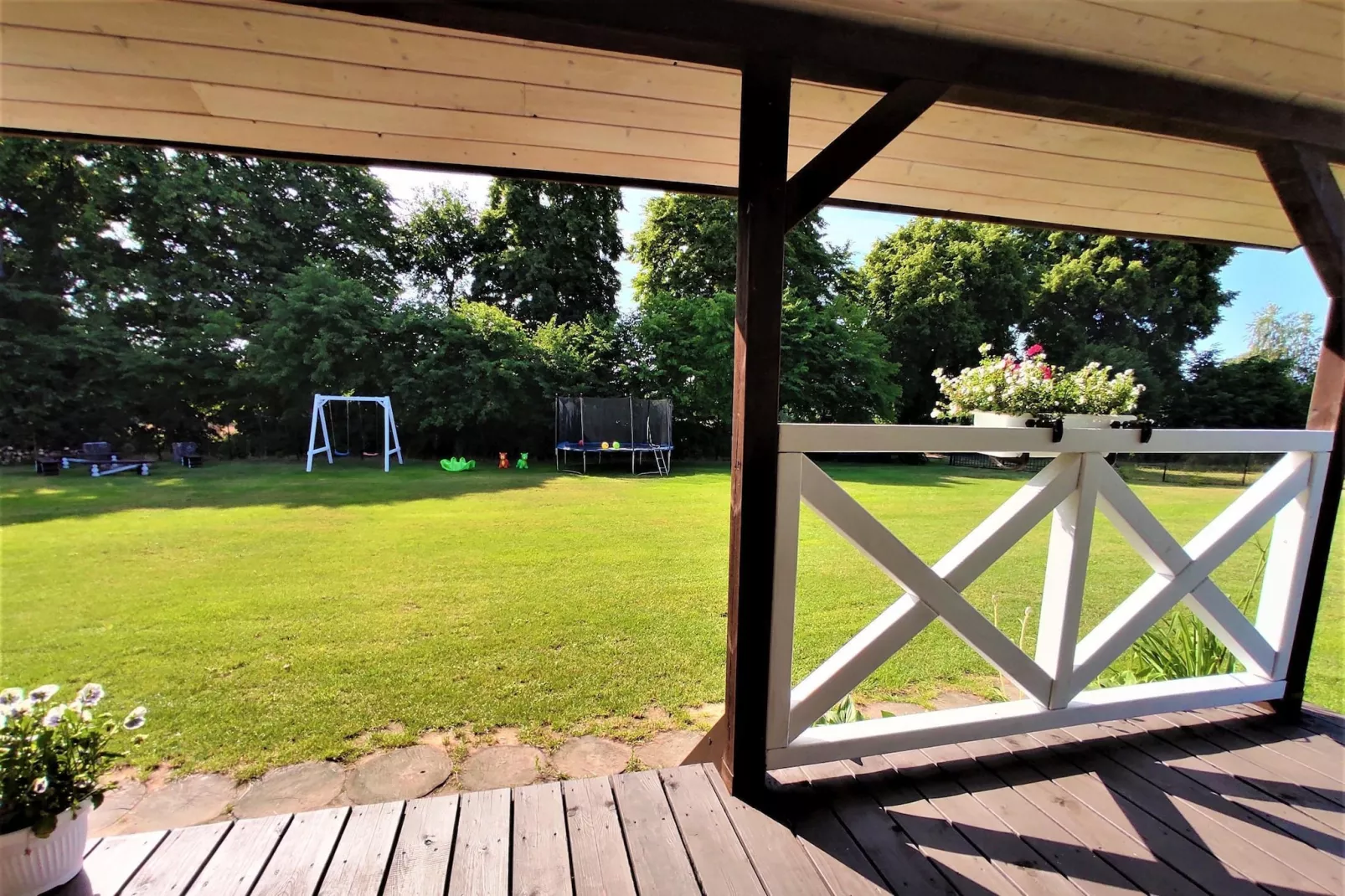 La  Paloma Resort 60 qm 6 persons Kolczewo-Aussicht Sommer