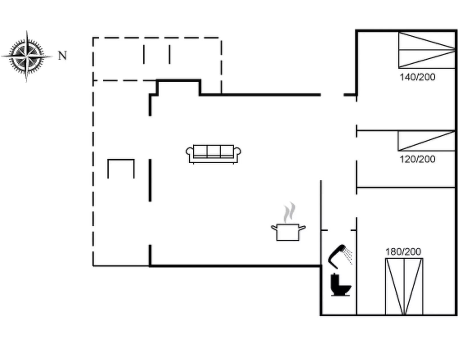 "Melisa" - 100m to the inlet-Inside
