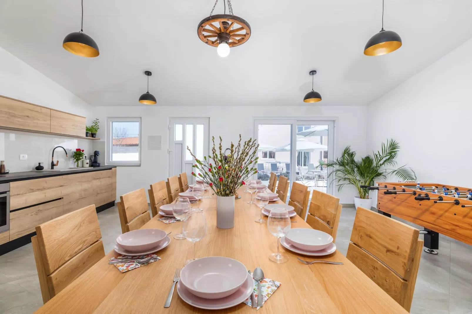 Villa Berg II - Pool, Game Room, Trampoline-Dining room