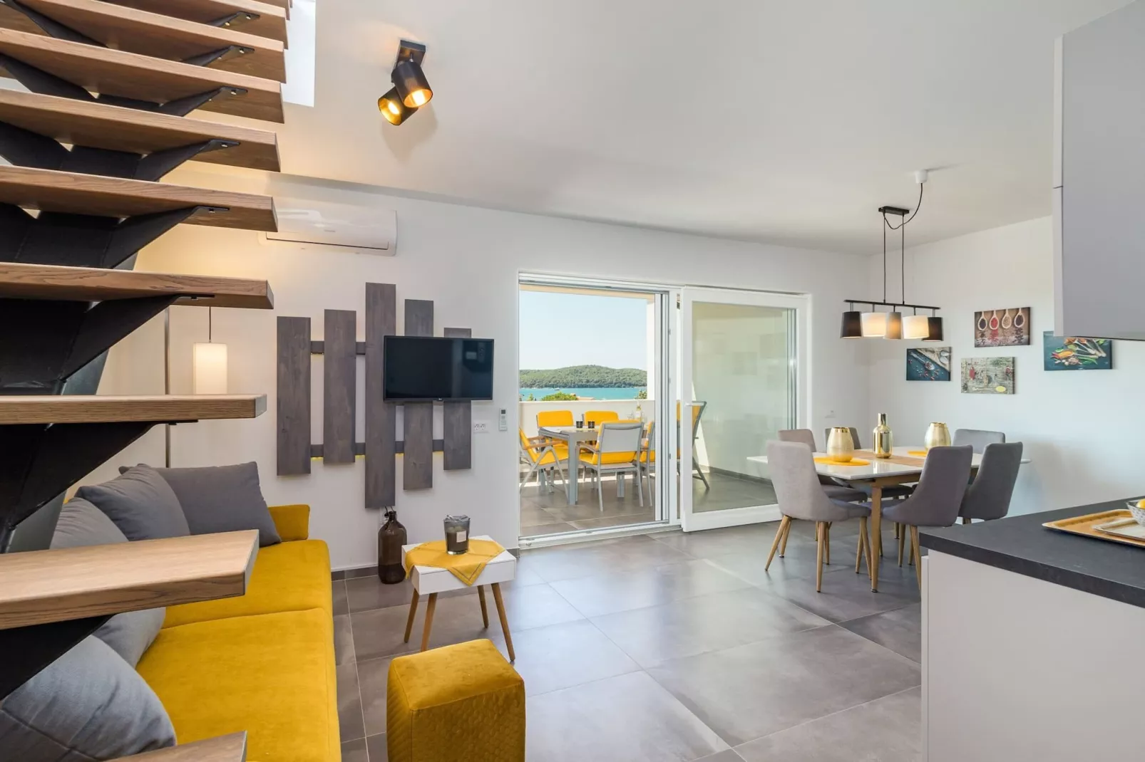 Penthouse Sax with Sea View-Kitchen