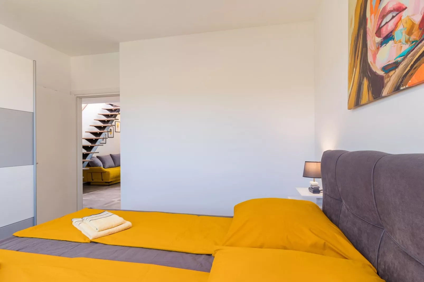 Penthouse Sax with Sea View-Bedroom