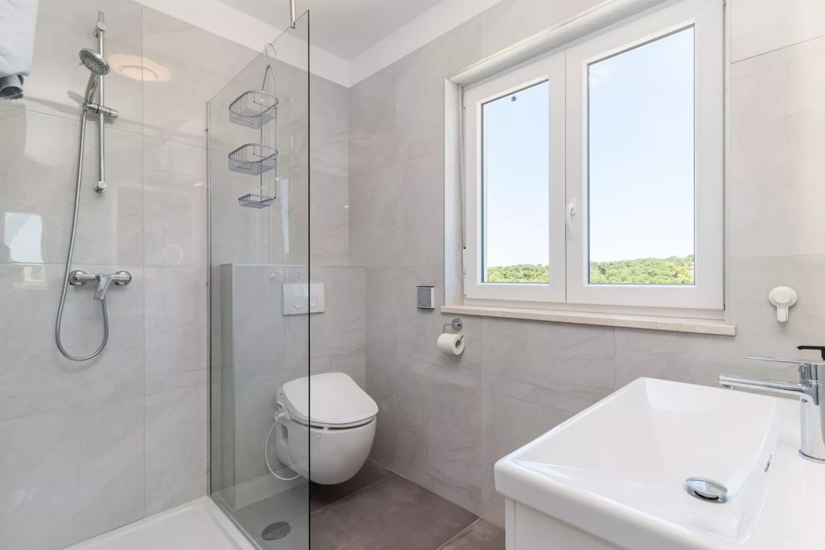 Penthouse Sax with Sea View-Bathroom