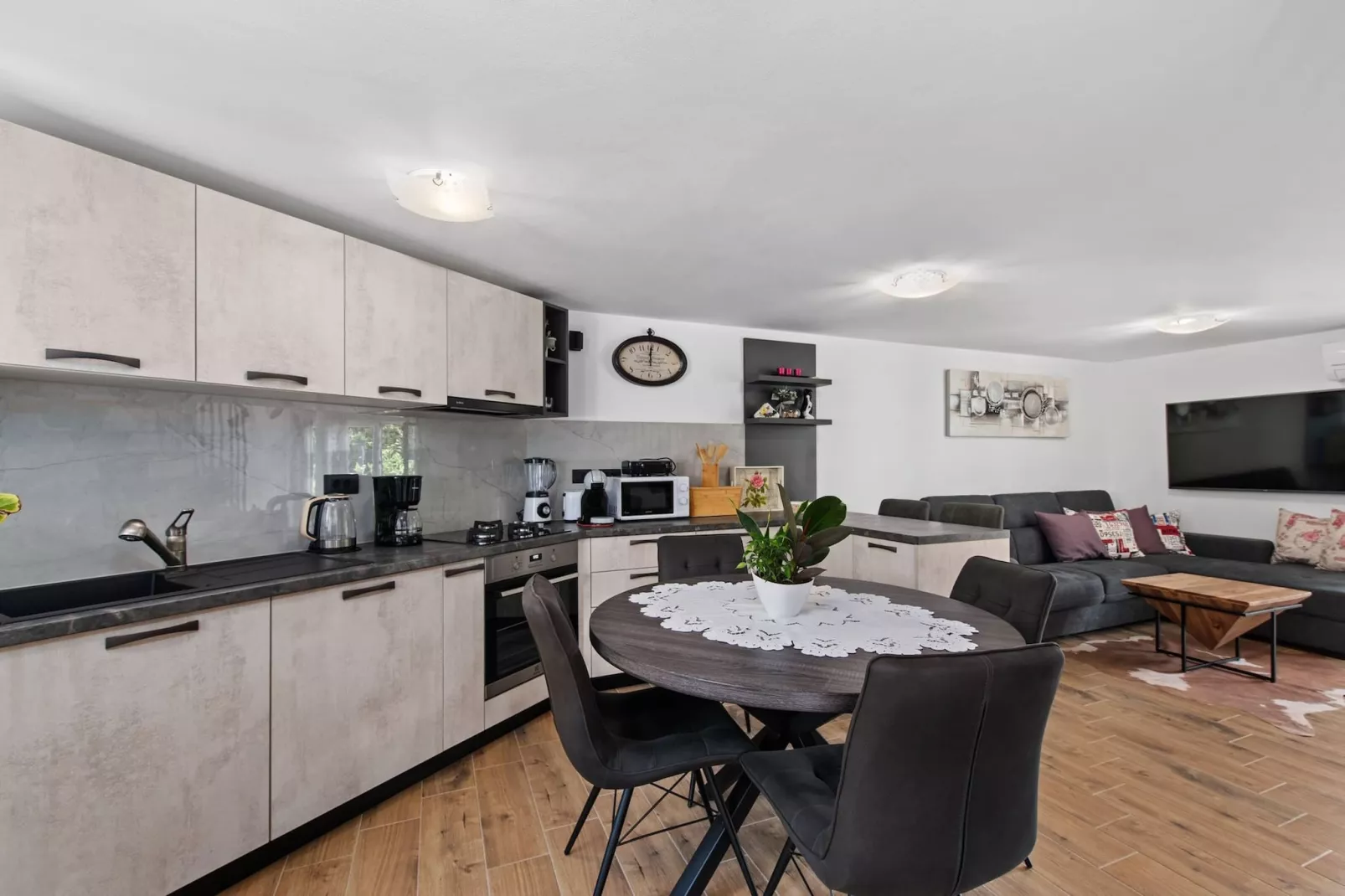 Holiday Home Sea - Beautiful Garden, Sea View-Kitchen
