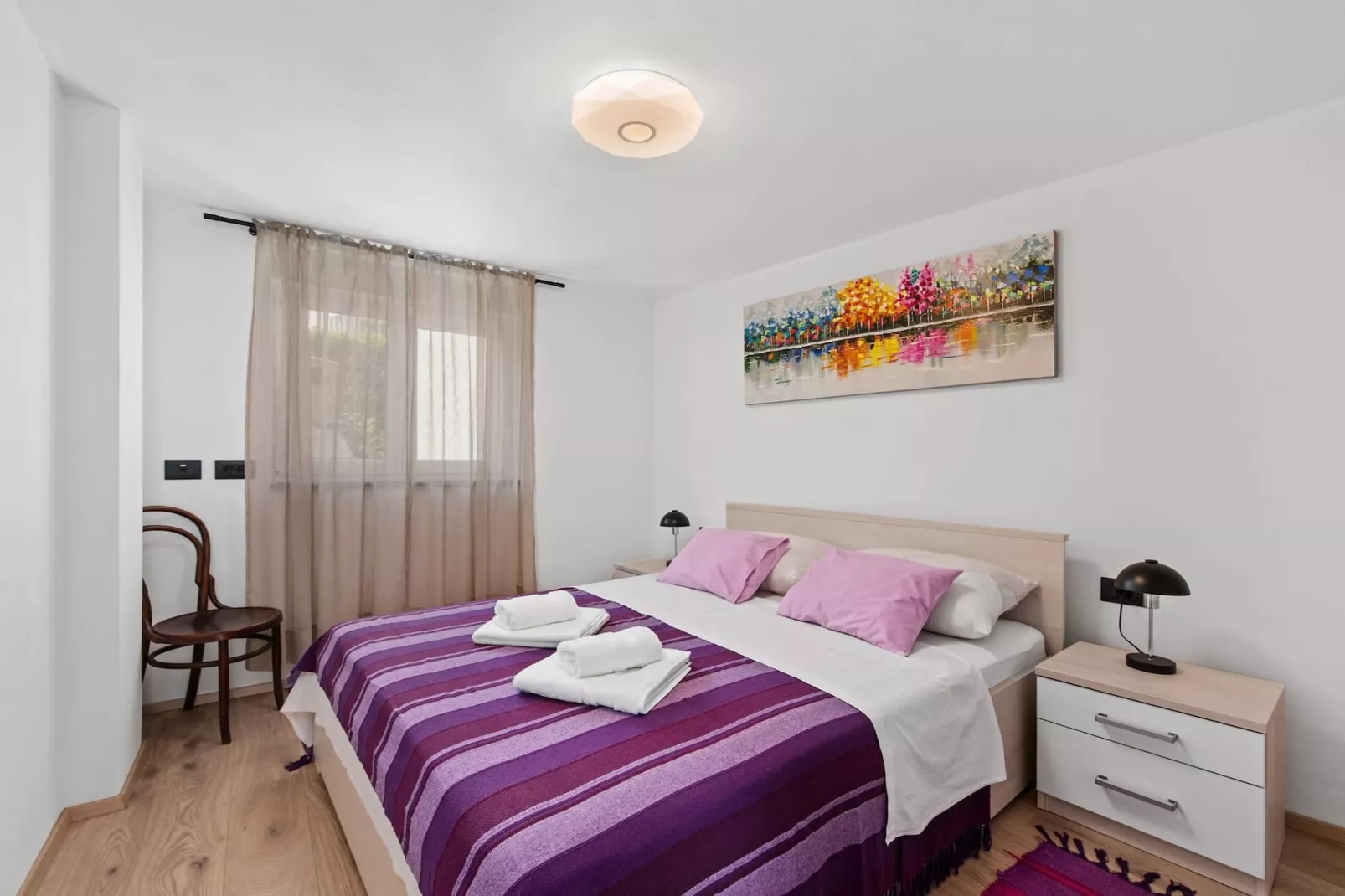 Holiday Home Sea - Beautiful Garden, Sea View-Bedroom