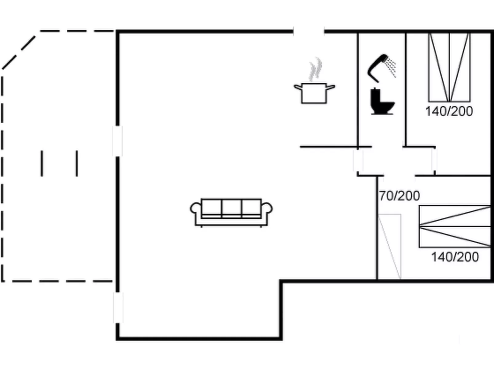 "Anne" - 150m from the sea-Inside