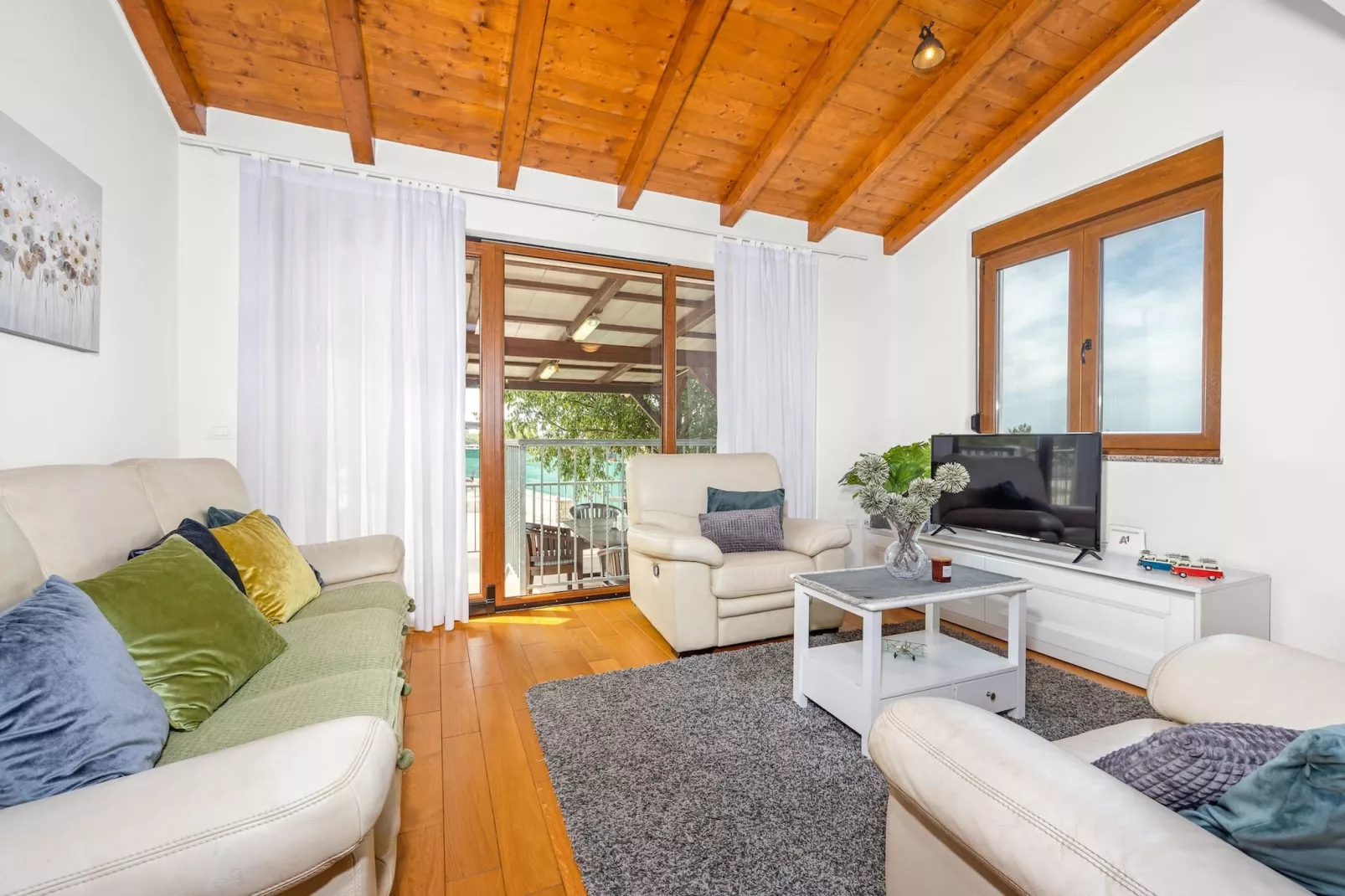 Villa San Antonio with Private Pool-Wohnzimmer