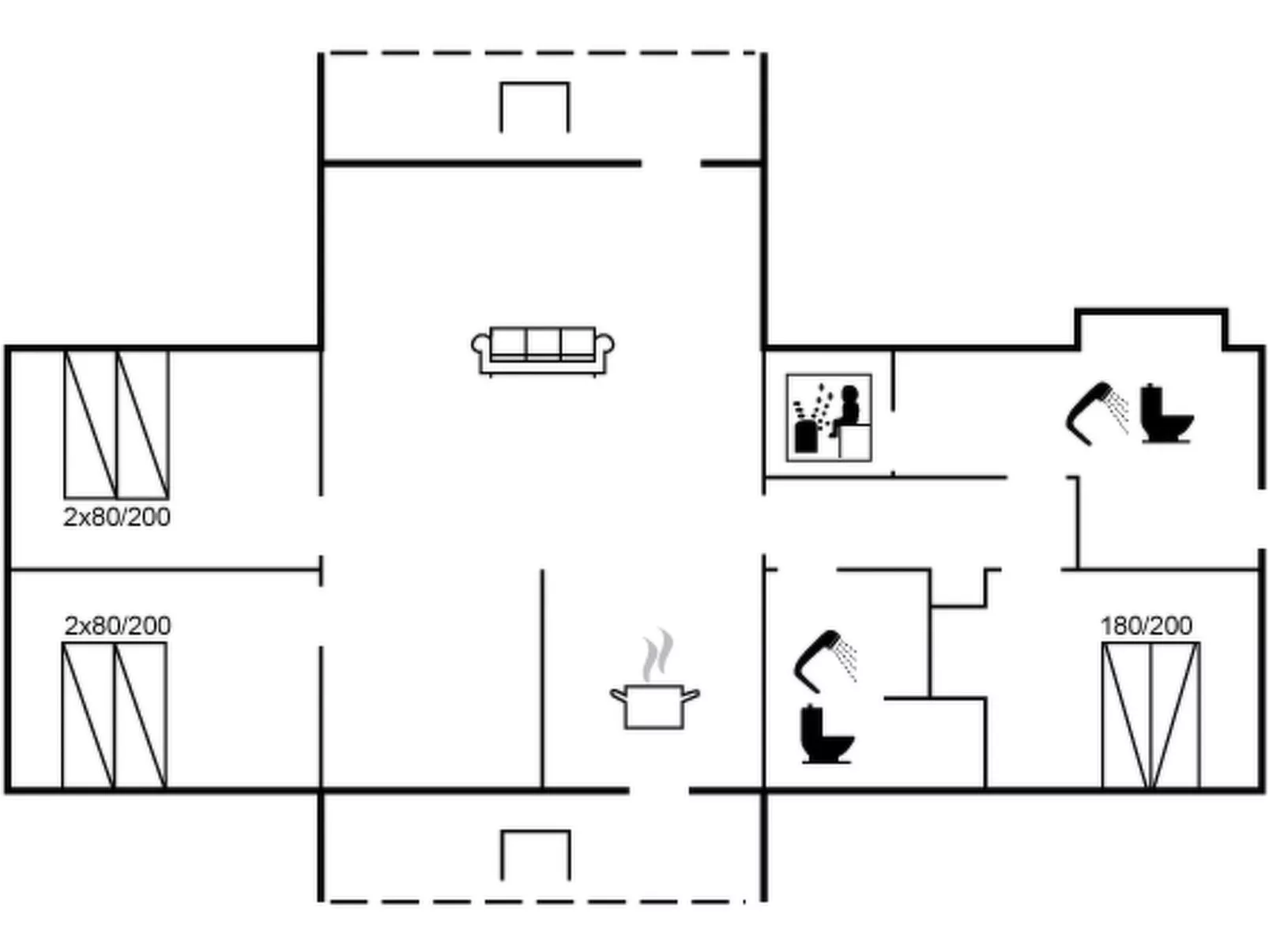 "Malti" - 1.3km from the sea-Inside