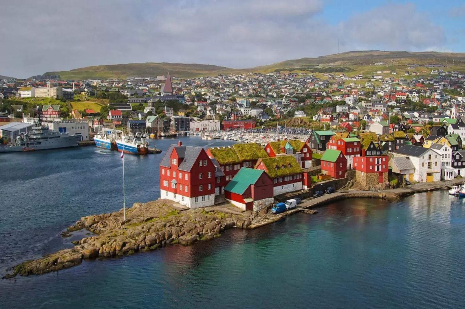 4 Sterne Ferienhaus in THORSHAVN.-Aussicht