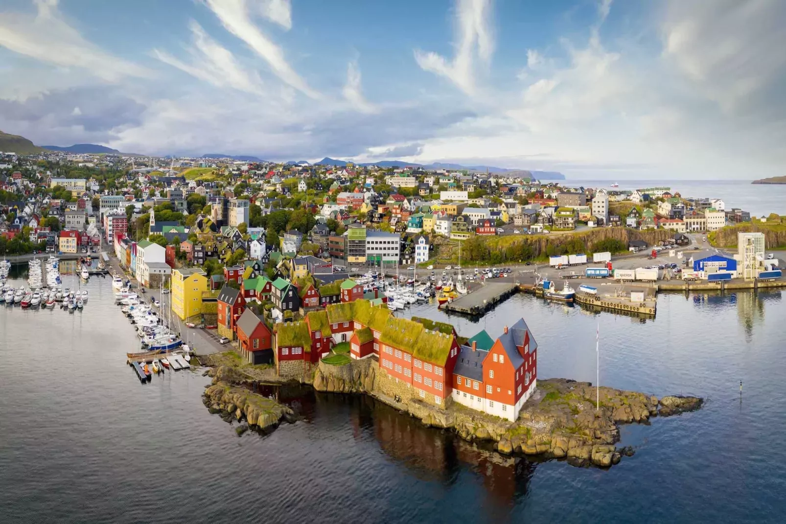 4 Sterne Ferienhaus in THORSHAVN.-Aussicht