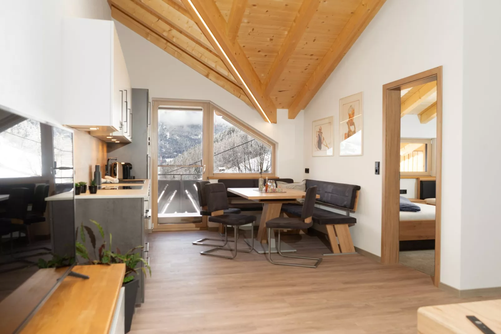 Panoramablick Kaunergrat-Dining room