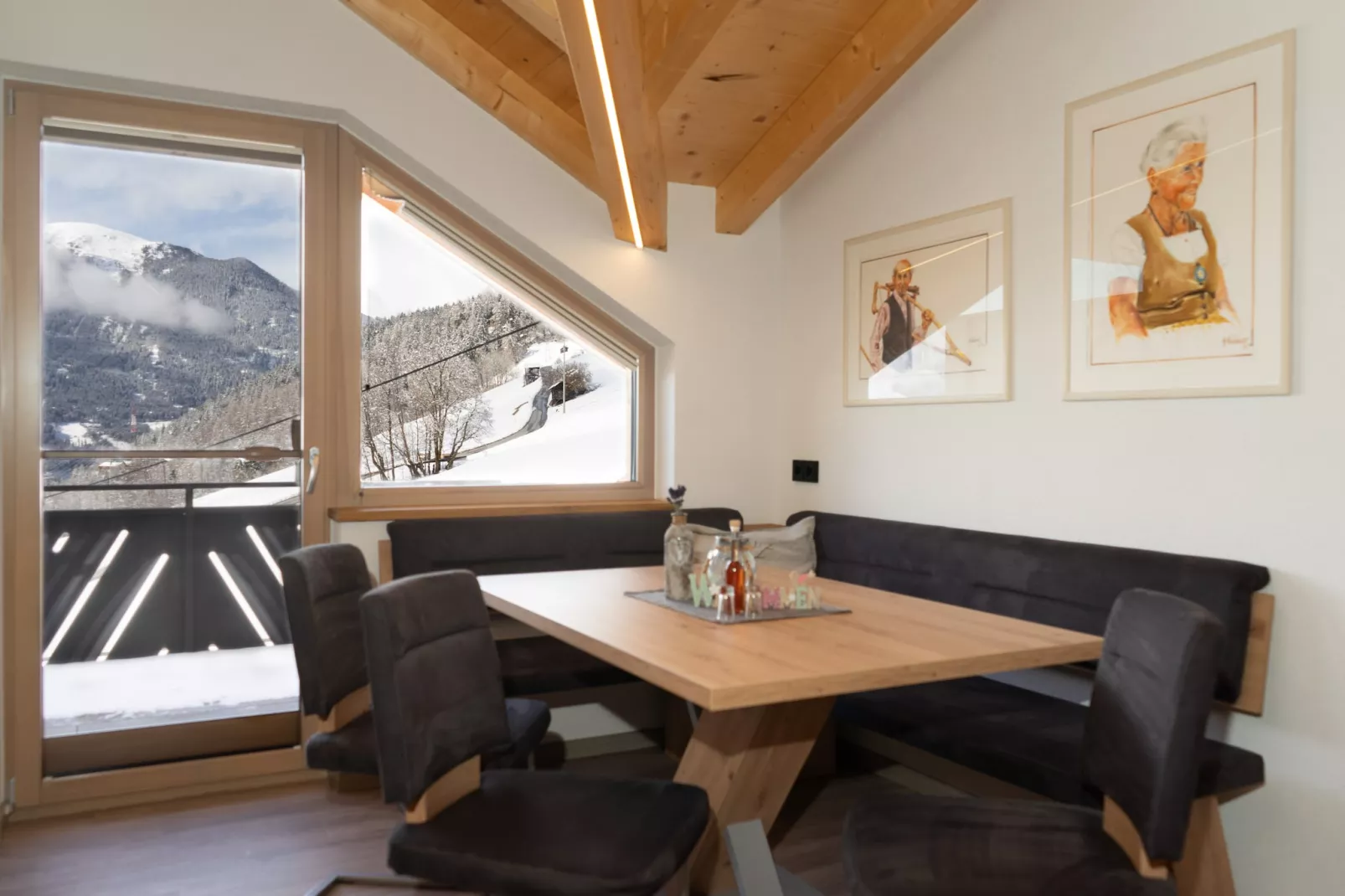 Panoramablick Kaunergrat-Dining room