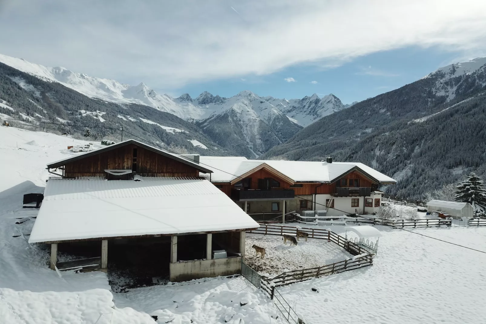 Panoramablick Kaunergrat-Exterior winter