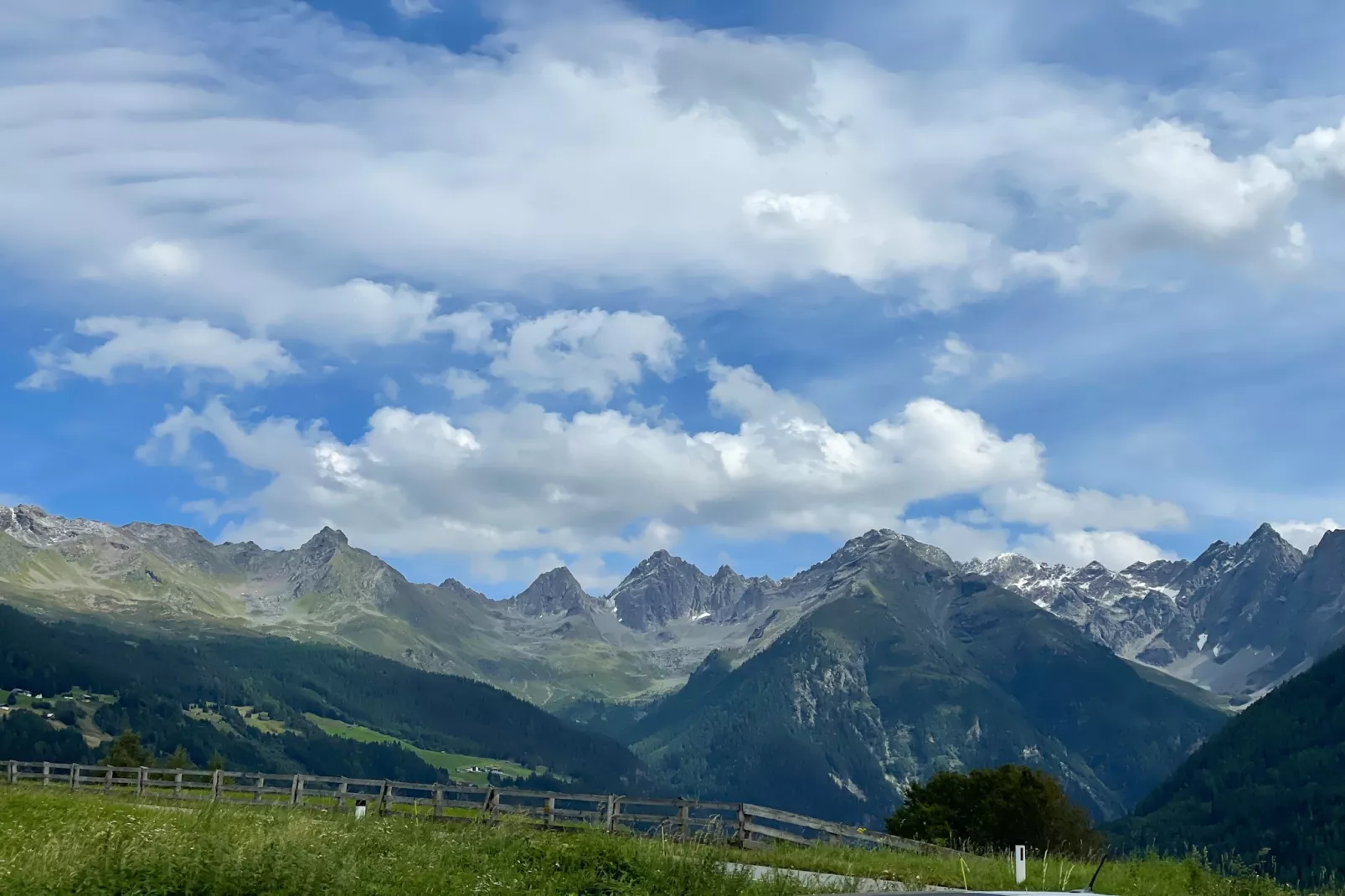 Panoramablick Kaunergrat-Areas summer 5km