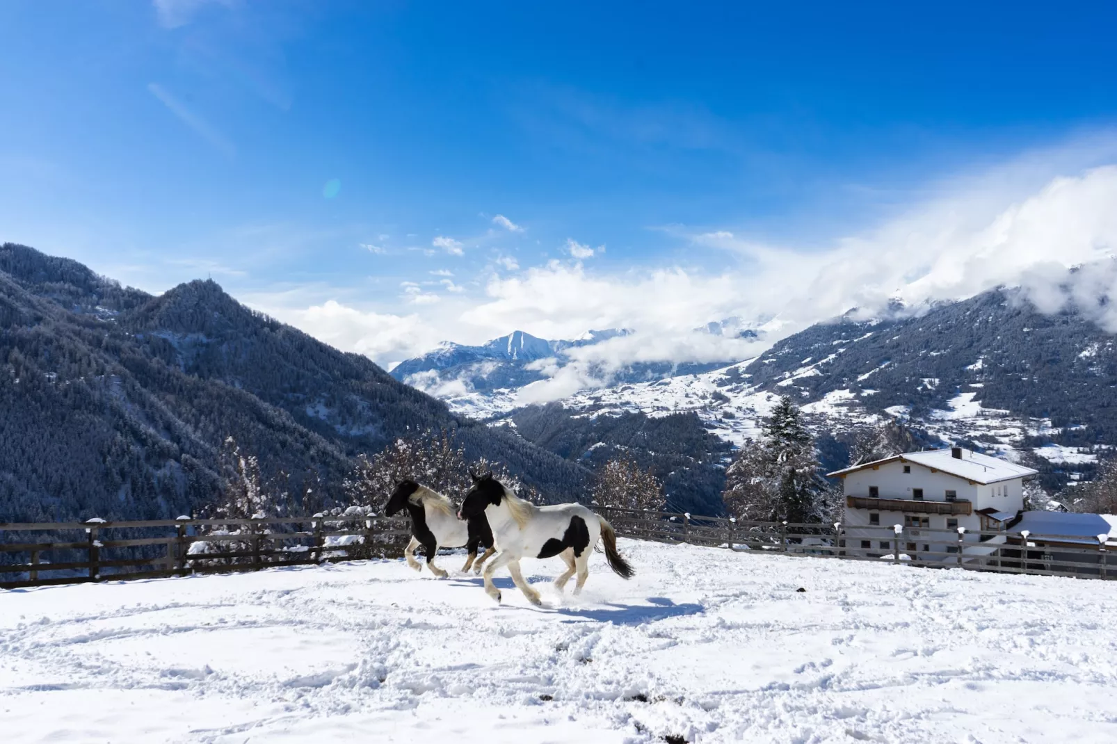Panoramablick Kaunergrat-Area winter 5km