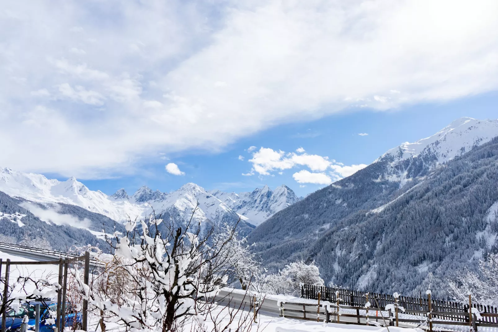 Panoramablick Kaunergrat-Area winter 20km