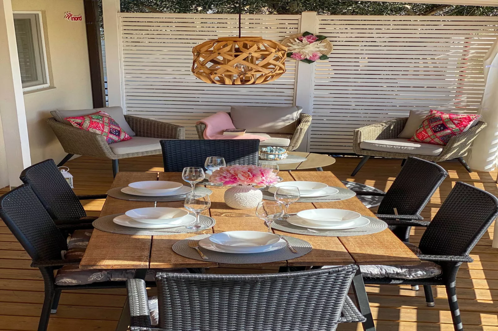 Olive Tree Neo & Lino - Two Bedroom Mobile Home with Terrace (Neo)-Terrasse