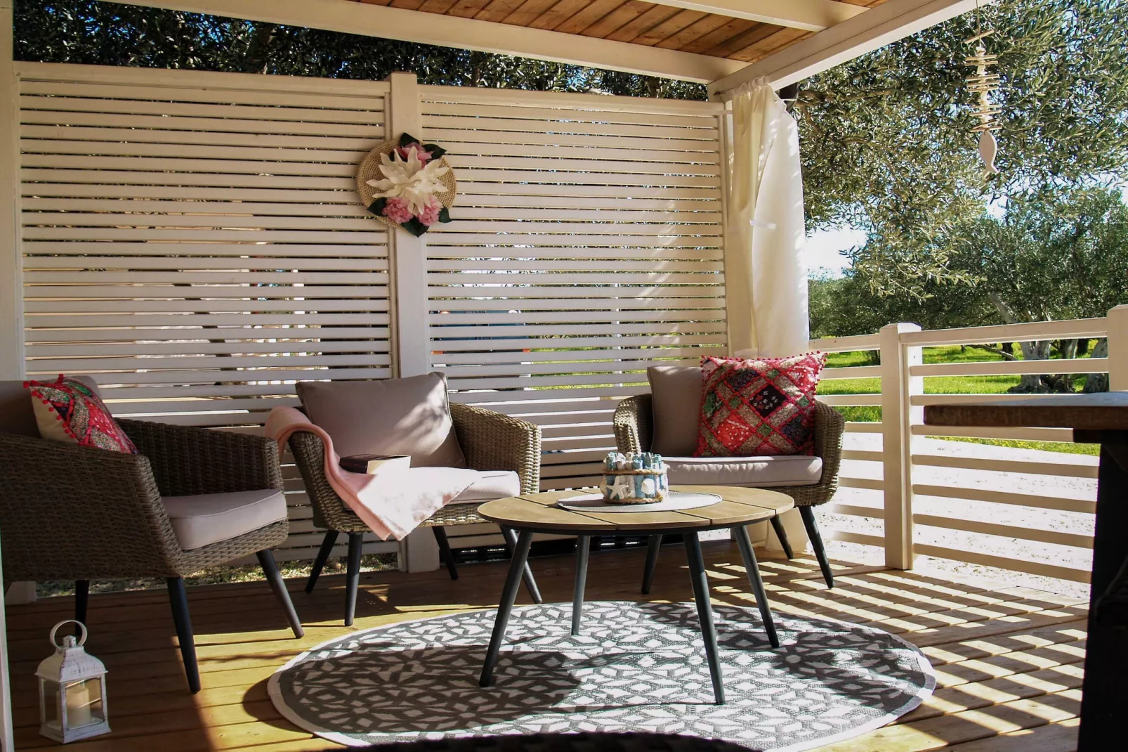 Olive Tree Neo & Lino - Two Bedroom Mobile Home with Terrace (Neo)-Terrasse