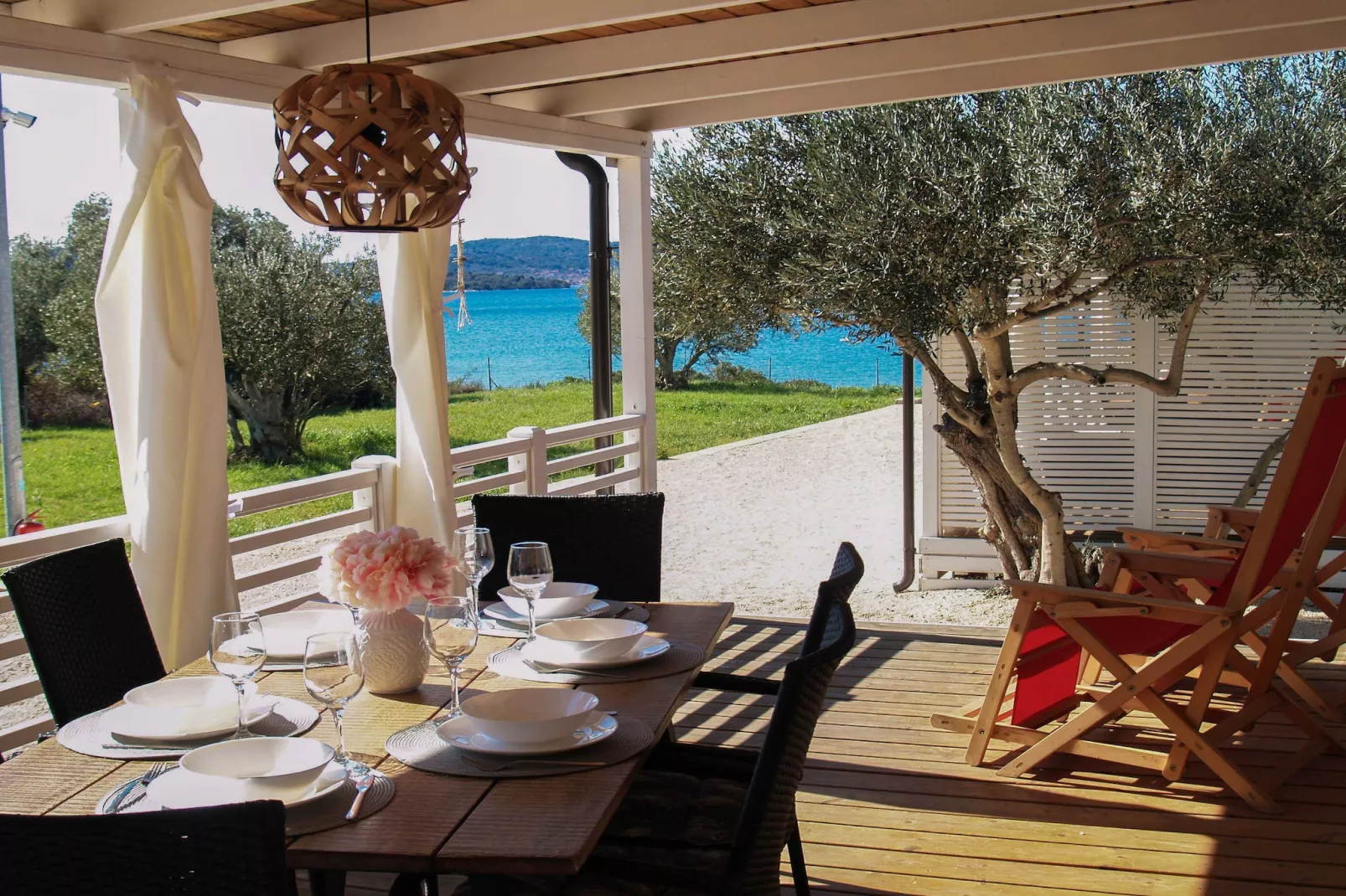 Olive Tree Neo & Lino - Two Bedroom Mobile Home with Terrace (Neo)-Terrasse