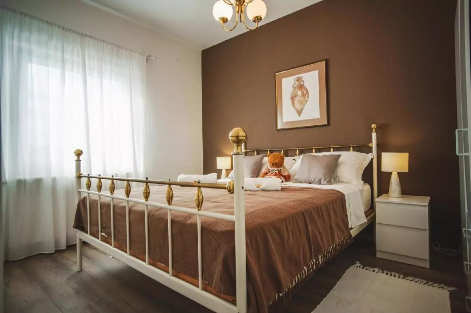 La Mia Storia - One Bedroom Holiday Home with Private Hot Tub-Bedroom