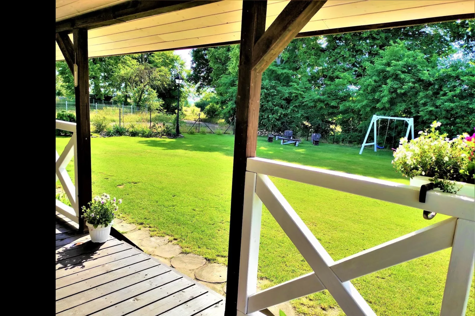 La  Paloma Resort 60 qm 6 persons Kolczewo-Aussicht Sommer