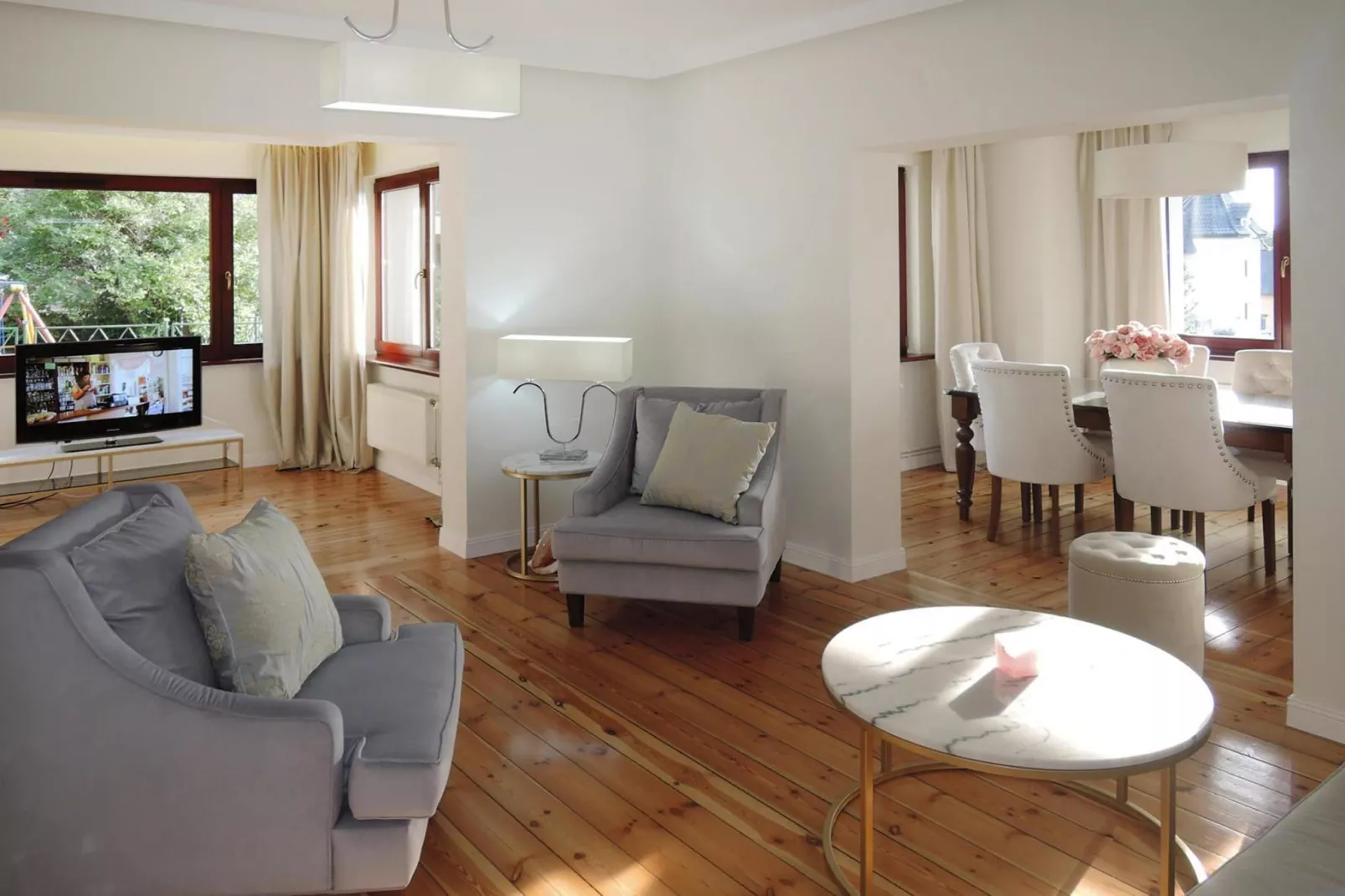 Semi-detached house Miedzyzdroje 150 qm-Salon