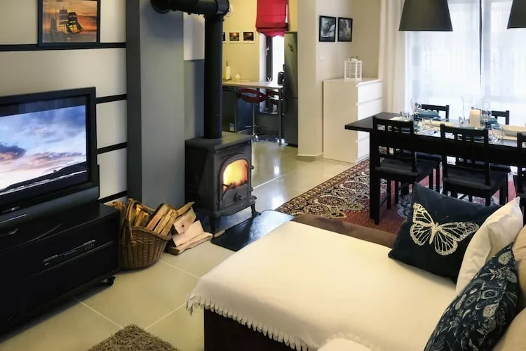 Holiday Home in Lukecin 80 qm-Living room