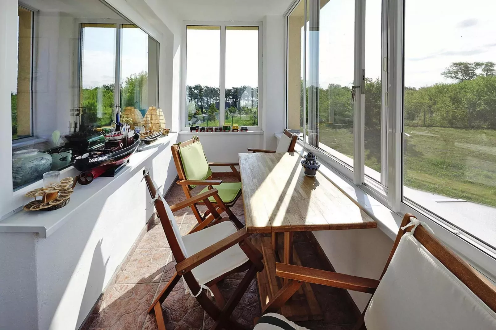 Holiday flat Lubin-Terrace balcony