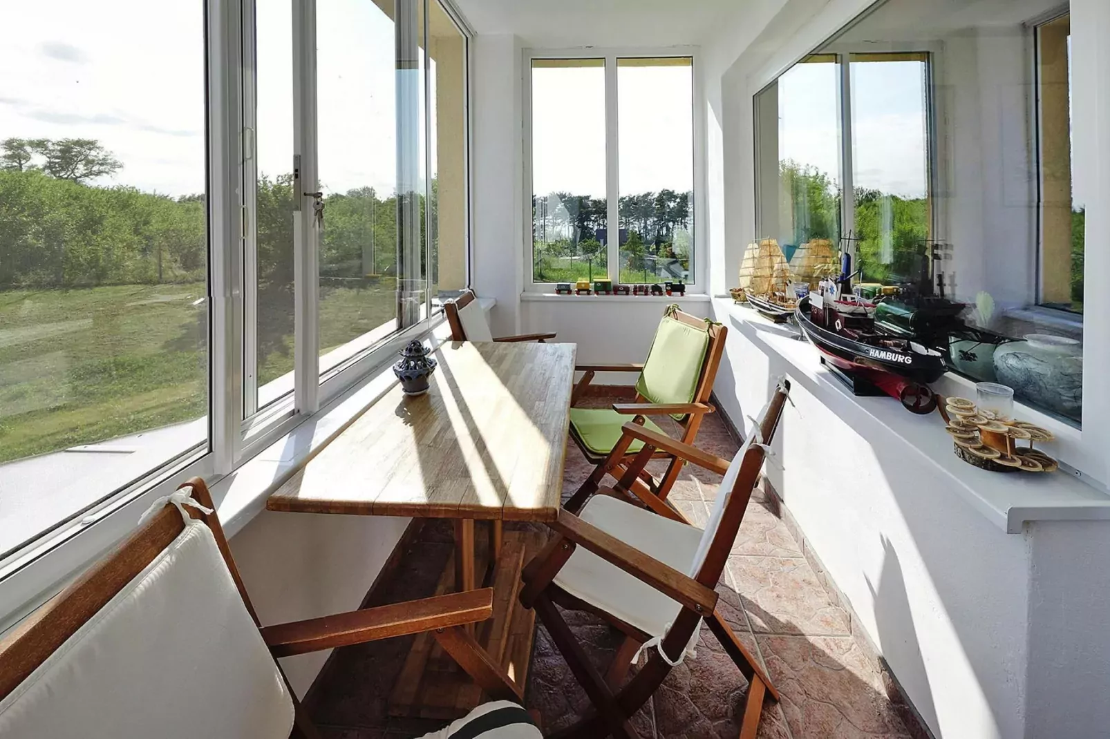Holiday flat Lubin-Terrace balcony