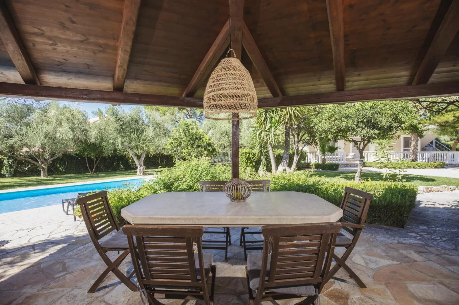 Villa Lilly with private pool-Terrassenbalkon
