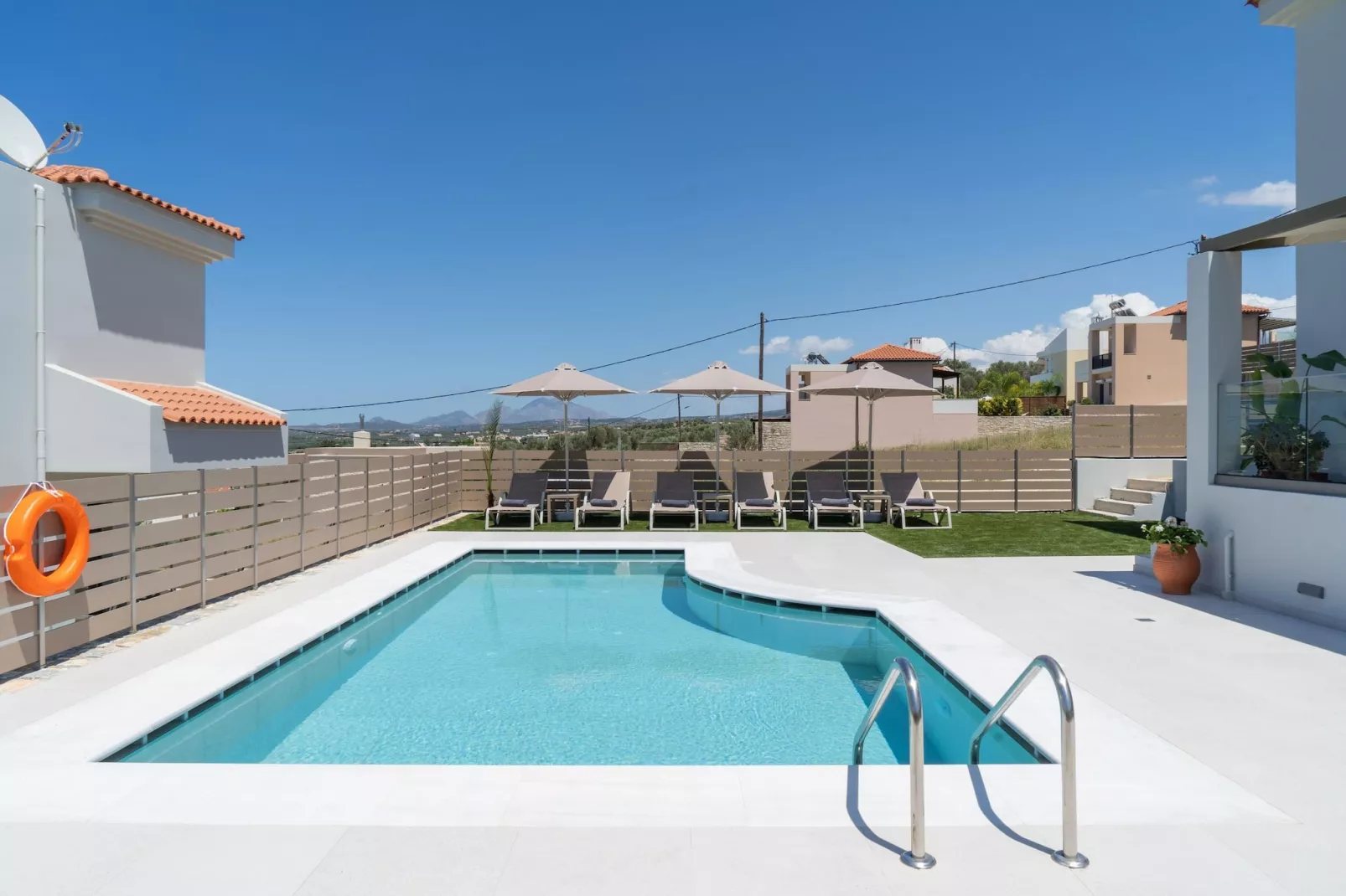 Athel Panoramic view Villas Athina-Pool