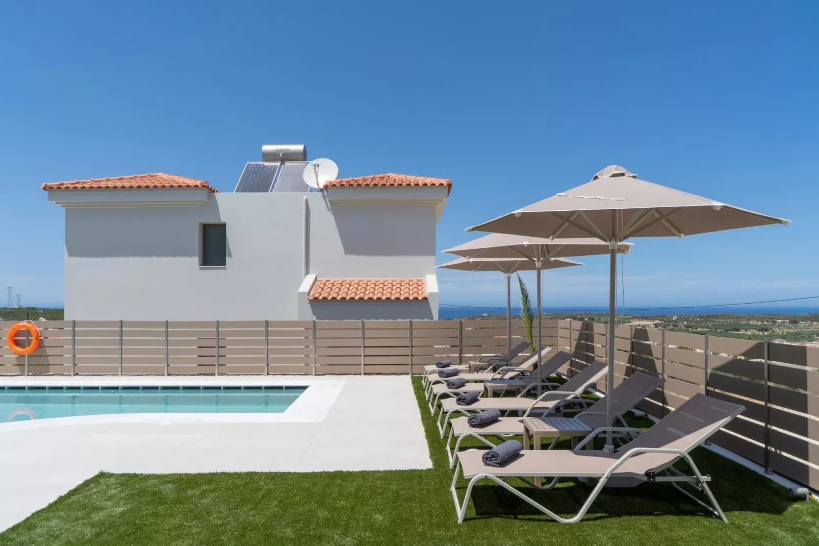 Athel Panoramic view Villas Athina-Pool