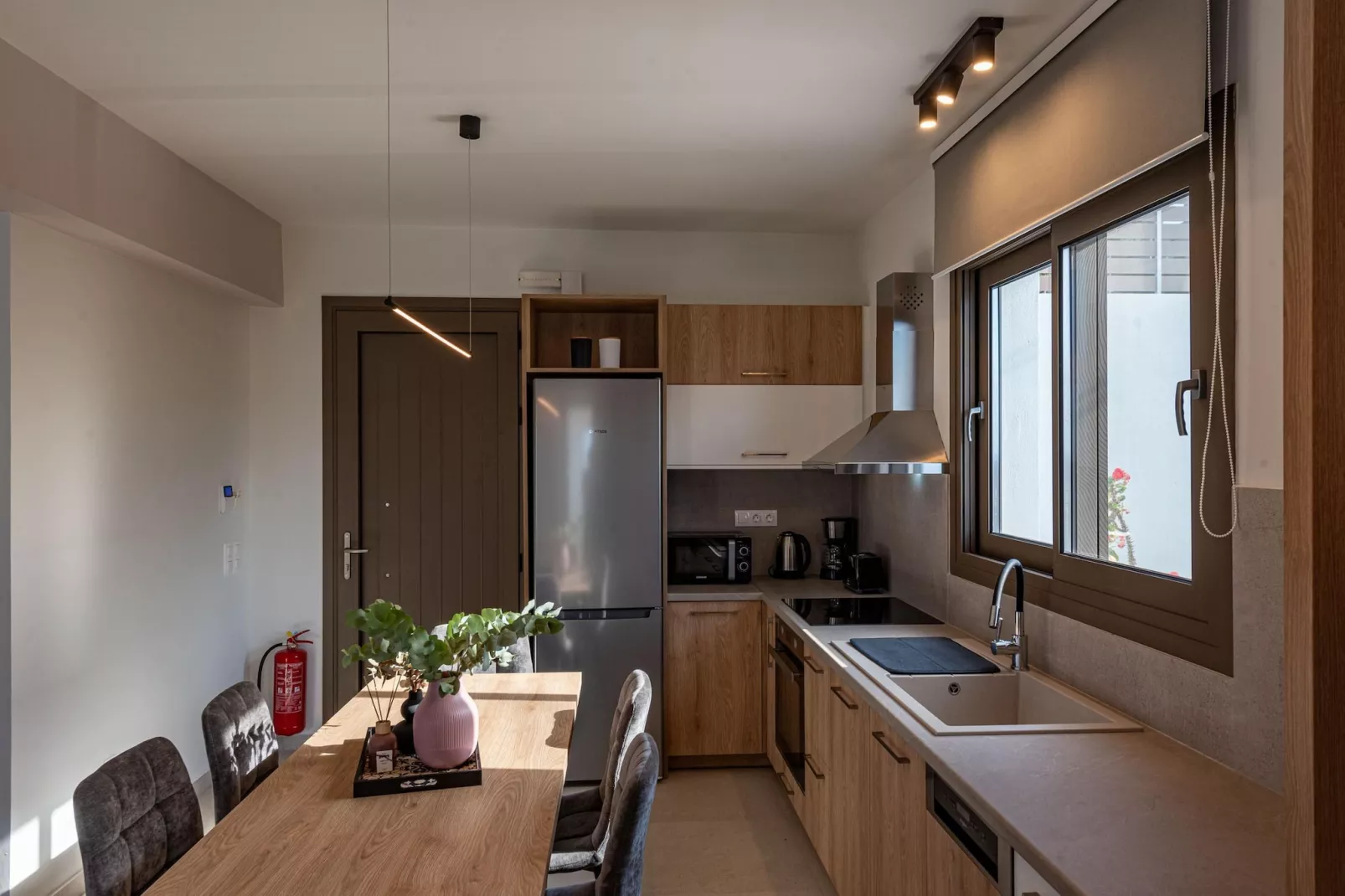 Athel Panoramic view Villas Athina-Kitchen