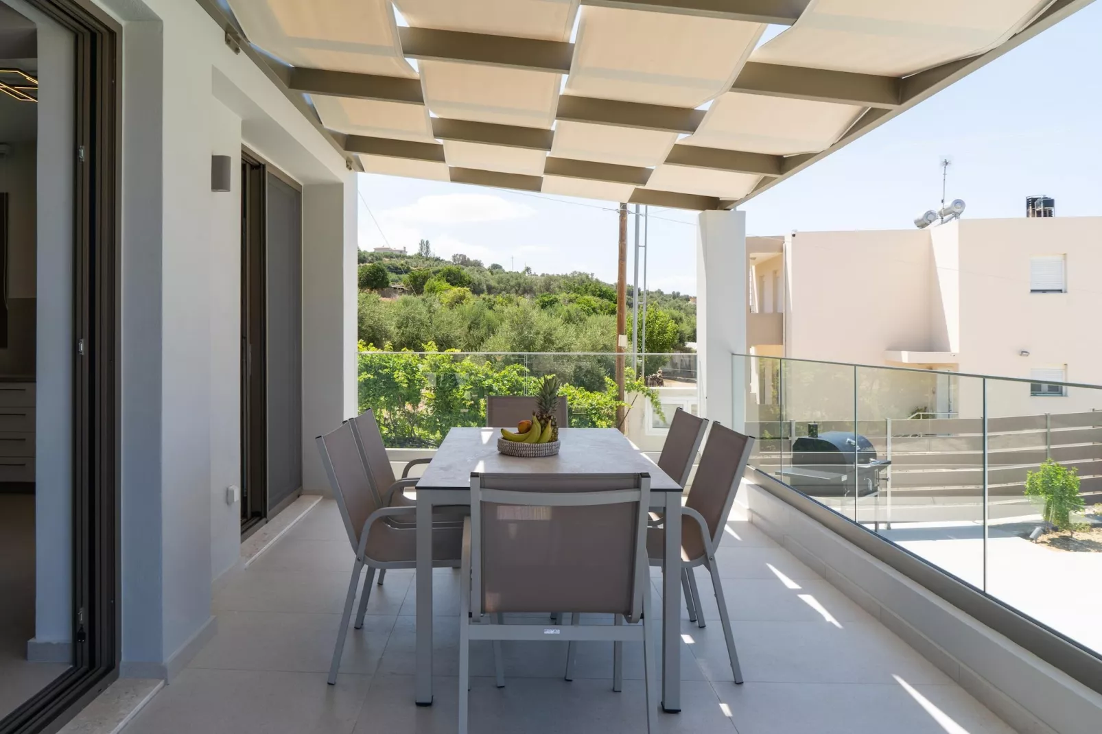 Athel Panoramic view Villas Athina-Terrace balcony