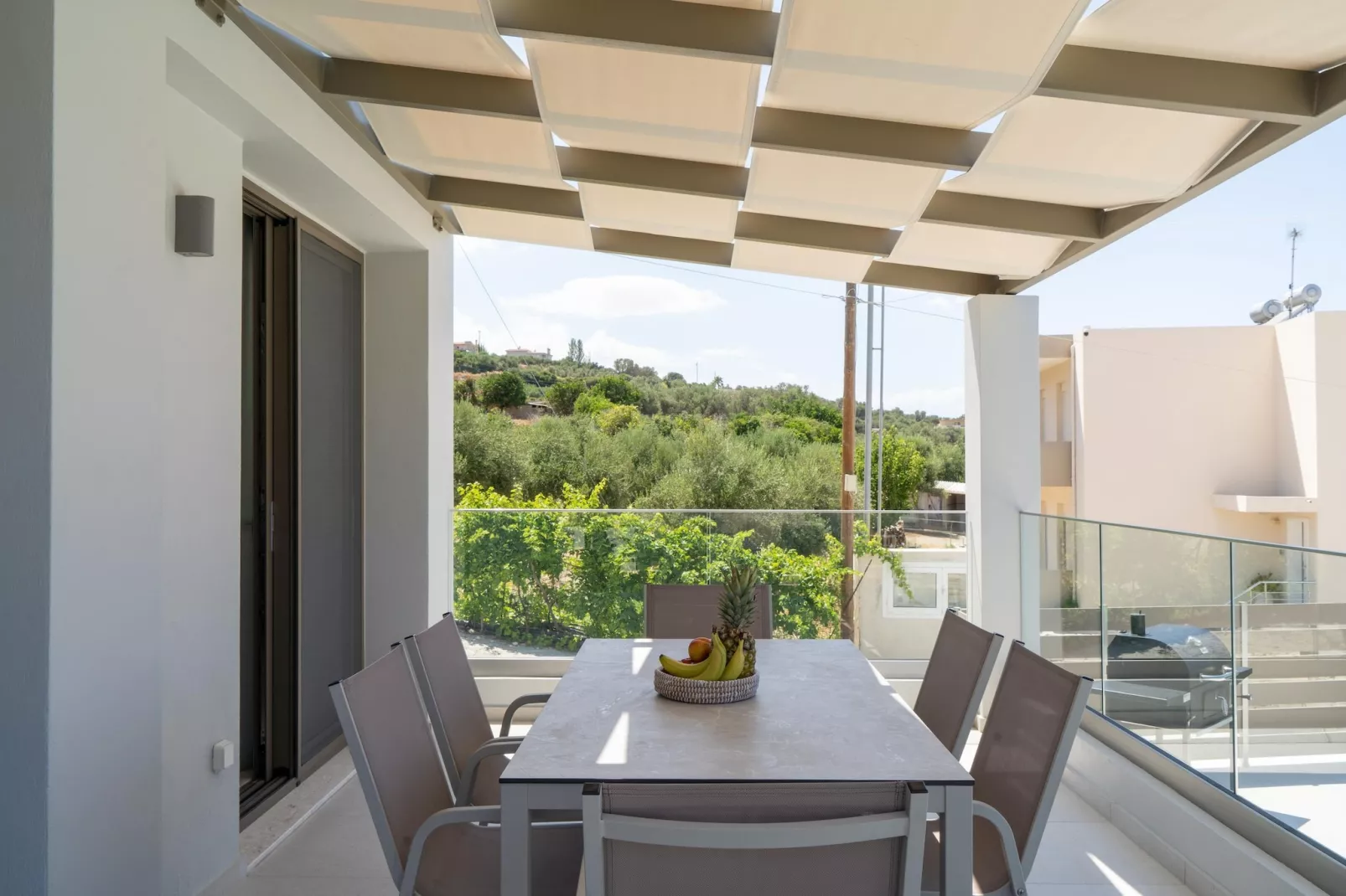 Athel Panoramic view Villas Athina-Terrace balcony