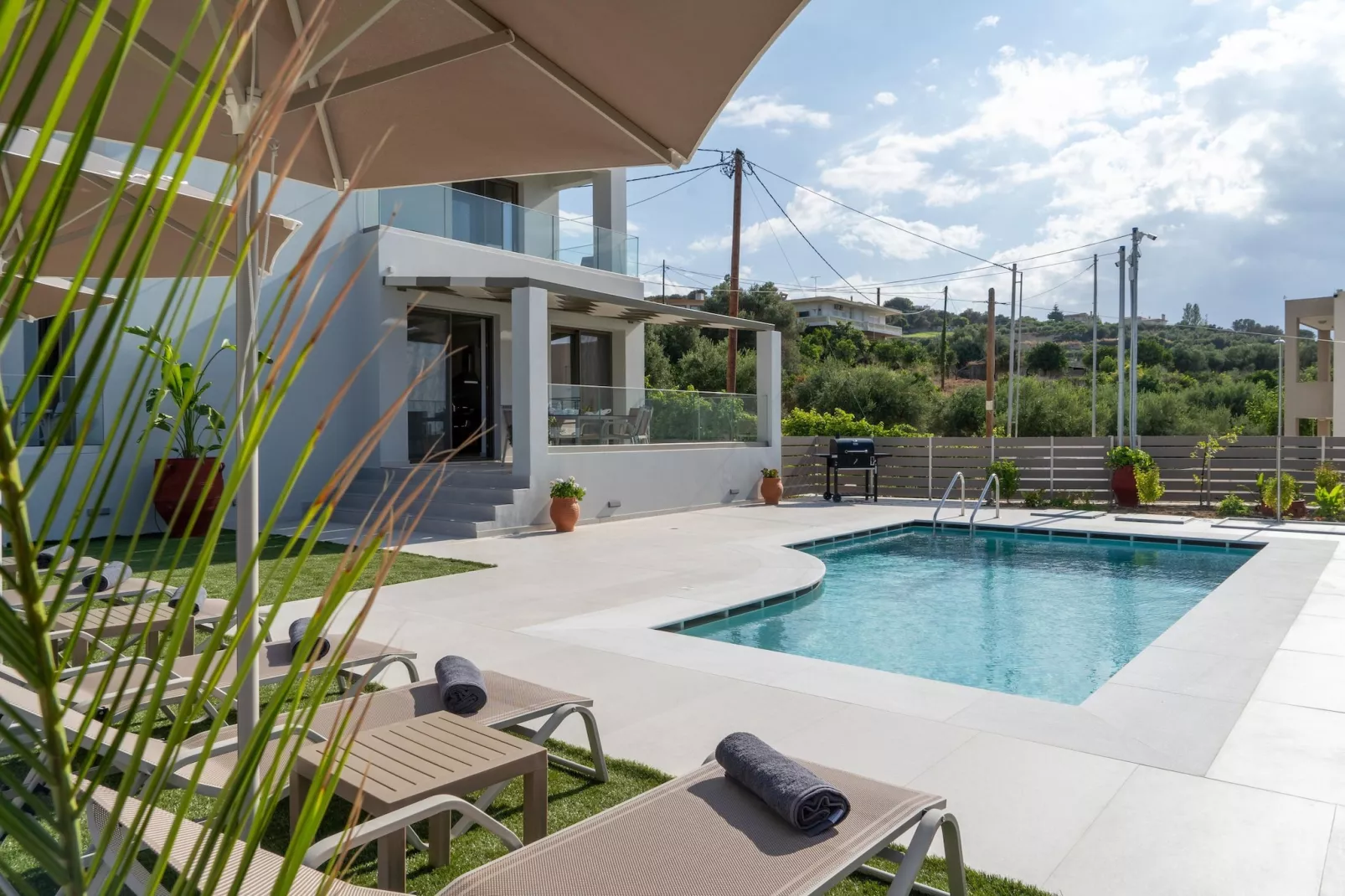 Athel Panoramic view Villas Athina-Pool