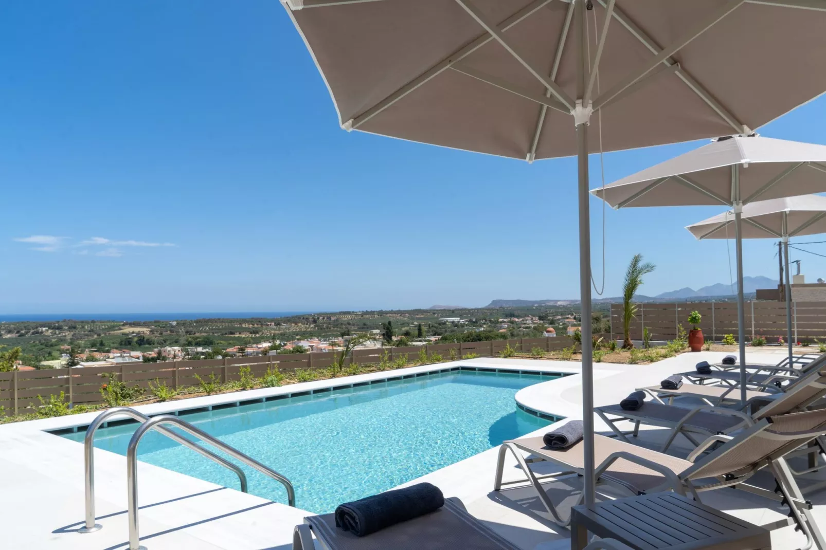 Athel Panoramic view Villas Stavros-Pool